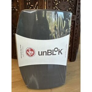 Manduka unBLOK Recycled Foam Yoga Block - Thunder Dark Grey color - NEW No Slip